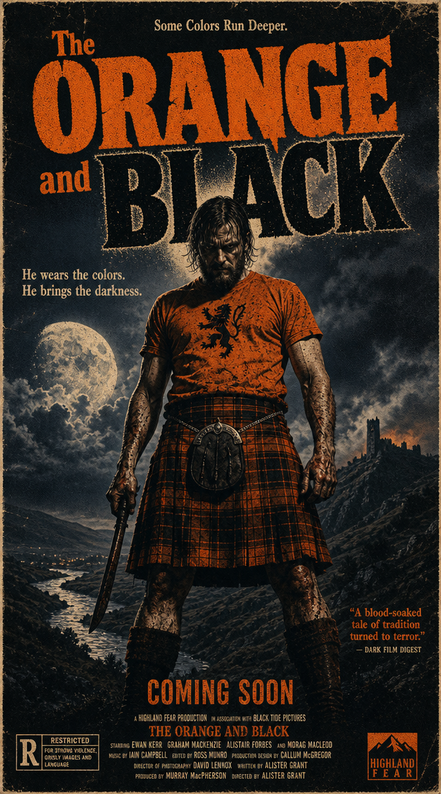 VINTAGE movie poster style example