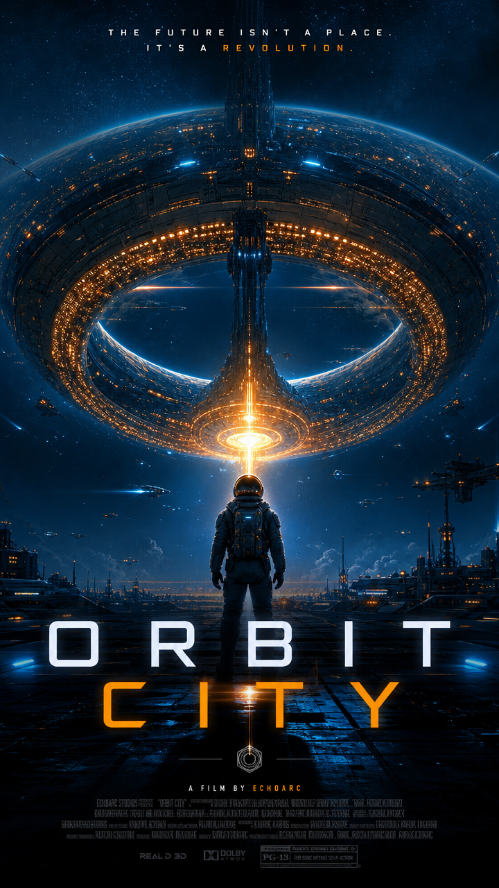 Sci-fi movie poster prompt
