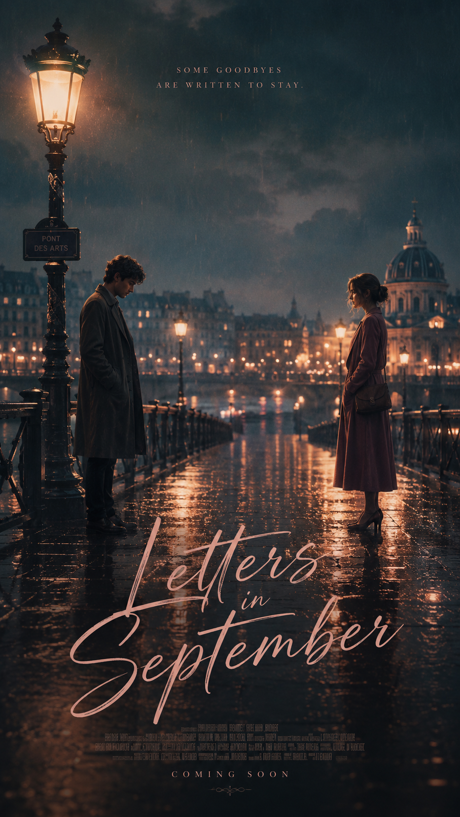 Romantic movie poster prompt